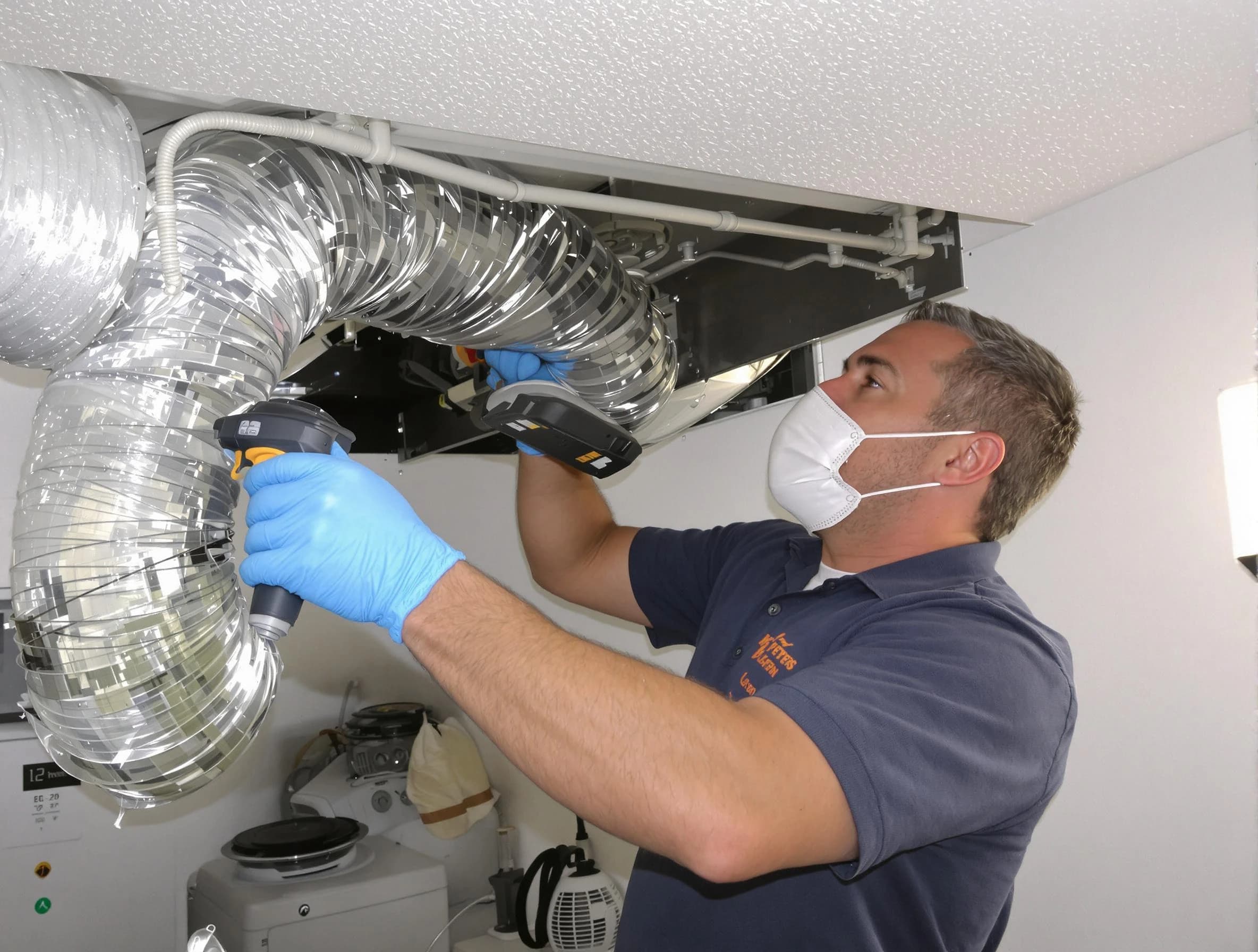 Hooper Dryer Vent Cleaning professional performing thorough residential dryer vent cleaning in Hooper